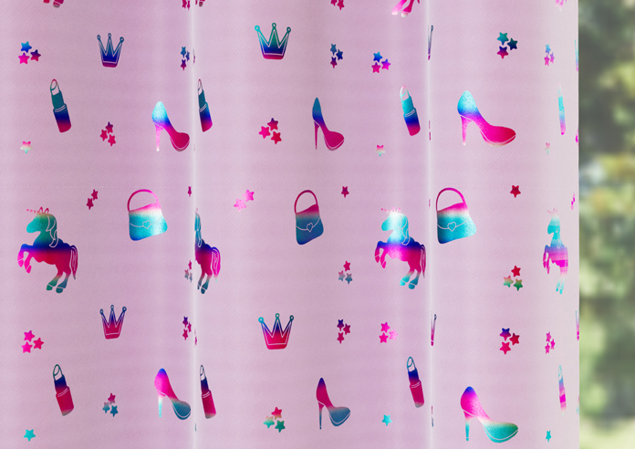 Charm Eyelet, Pink - Ready Made Curtains - Image 5